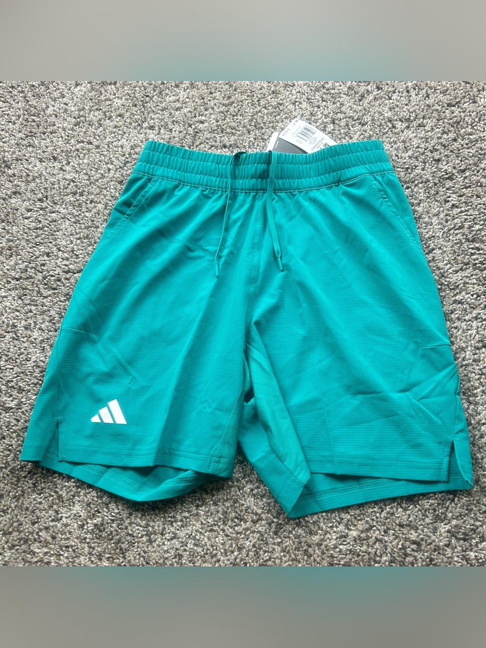 Adidas Ergo 7-inch Tennis Shorts Pure Teal Men's Size Small KB9649
